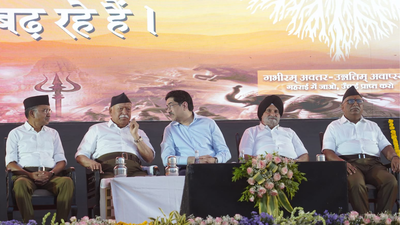 ‘Sangh’s enduring strength’: Kumar Mangalam Birla lauds RSS for a century of service india news
