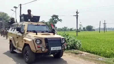 Sandeshkhali arms bust: West Bengal STF recovers weapons from TMC leader’s pond. india news