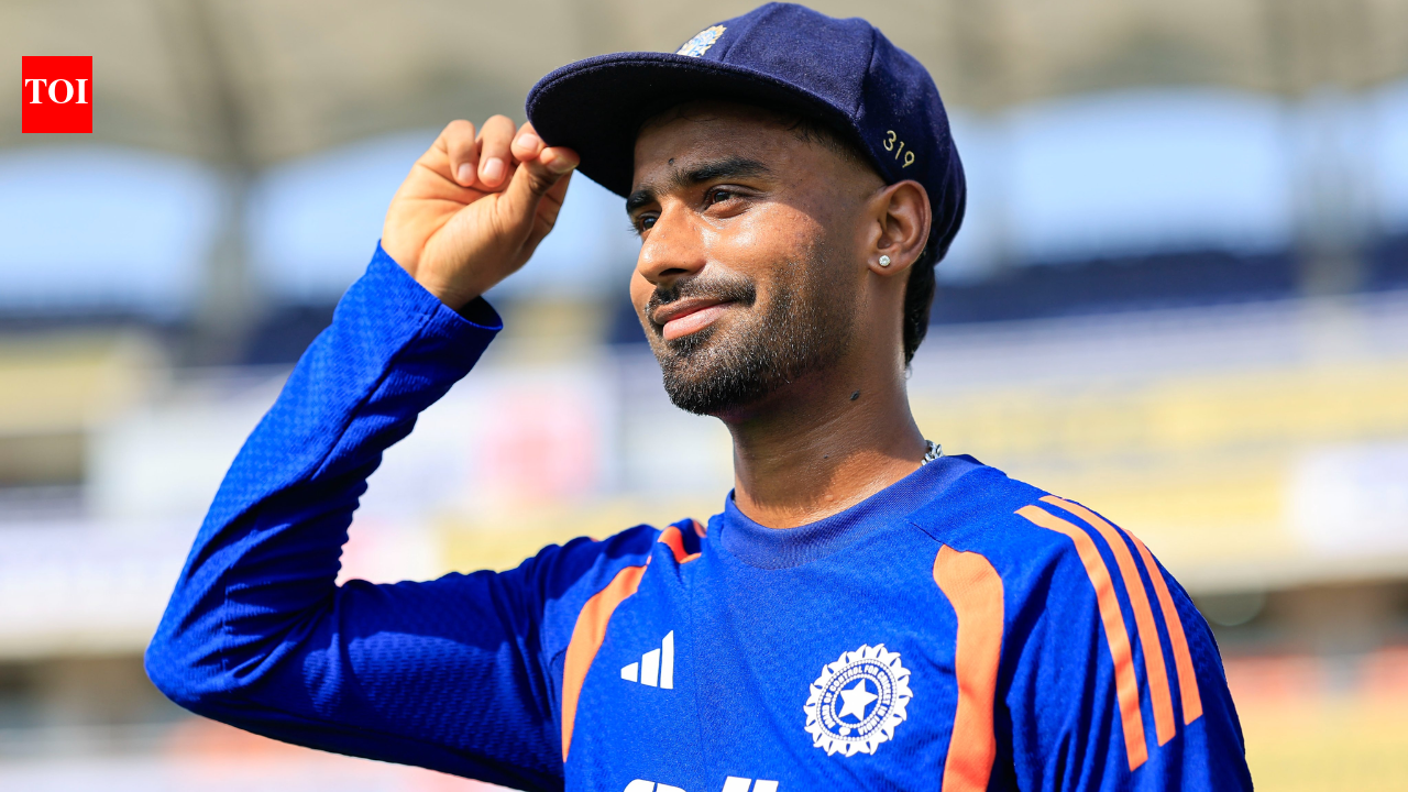 Who is Manav Suthar? Rajasthan all-rounder handed over Test cap to India against Afghanistan. cricket news