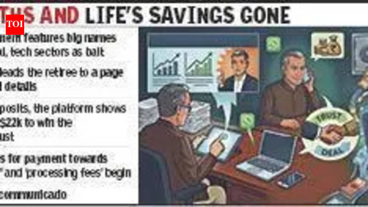 Advertisement lures 73-year-old retired banker into ₹91L investment trap. ahmedabad news