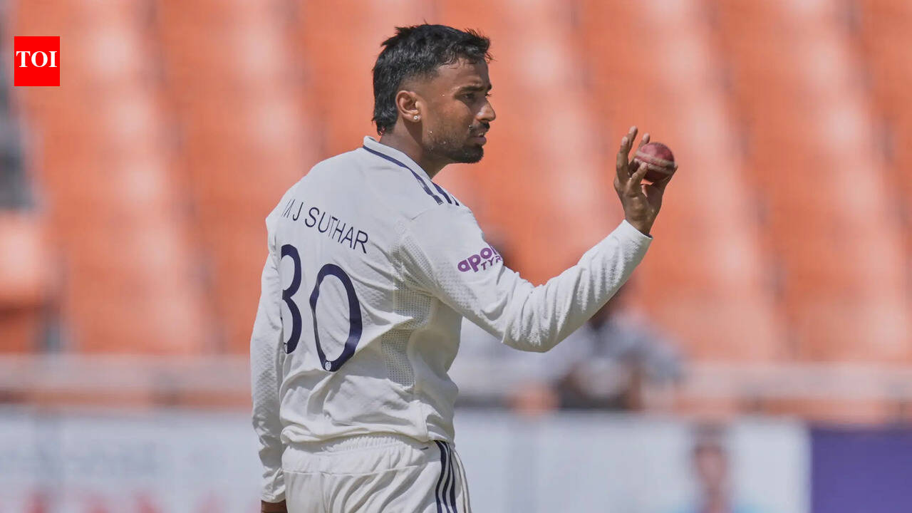 ‘Test cricket is about patience’: Manav Suthar makes dream debut with ‘Player of the Match’ award as India seal record win | cricket news