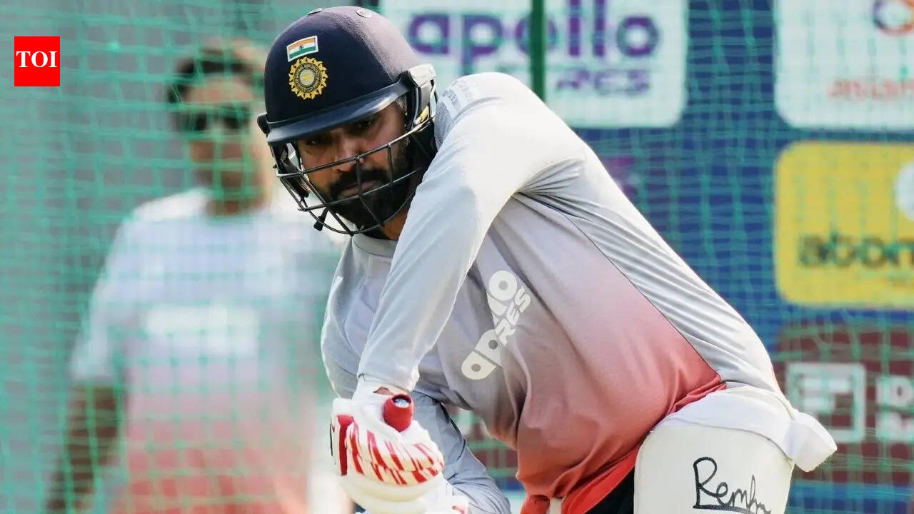 Rohit Sharma displayed flicks, pulls and drives as he struggled into the nets; India ready for Afghanistan ODI series. cricket news