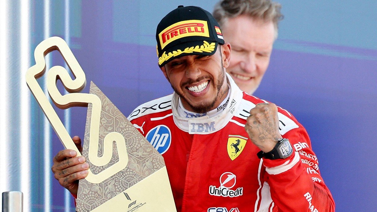 F1: Lewis Hamilton gets heart from Kim Kardashian after winning Barcelona GP