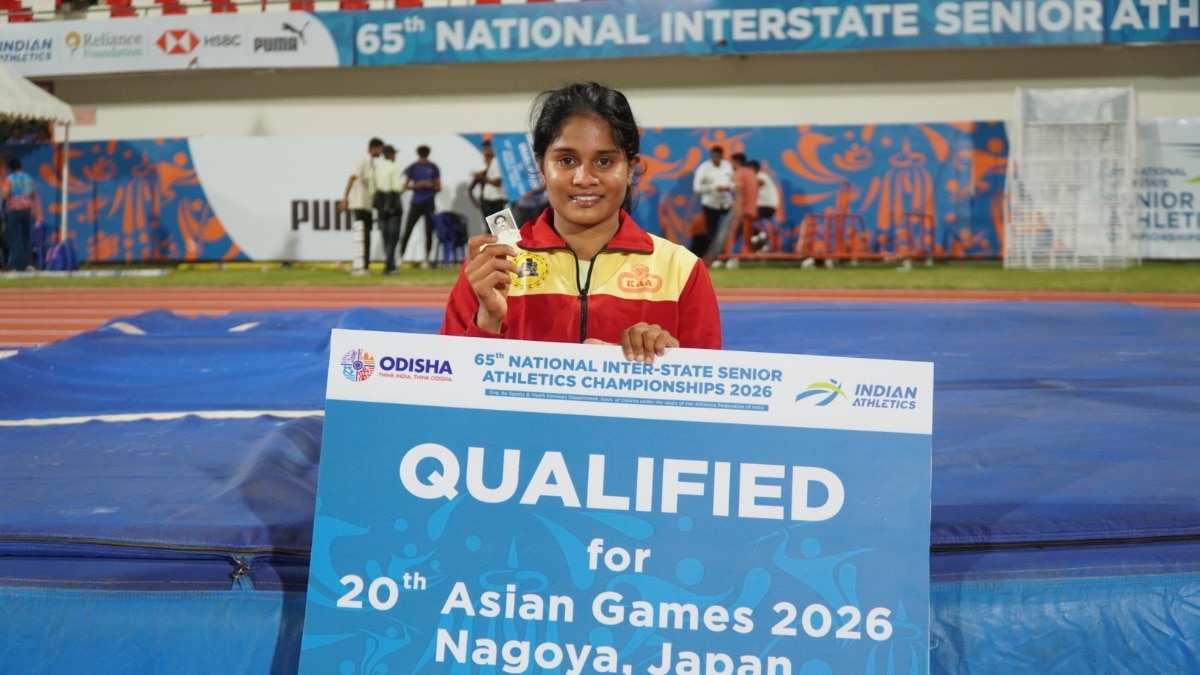 G Sindhushree Pole Vault National Record: Borrowed pole wins gold, place in Asian Games