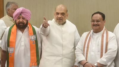 Captain Amarinder Singh: ‘Discussed various issues’: Amid talks of going out, Captain Amarinder Singh meets Amit Shah, Nadda in Delhi. india news