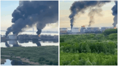 Ukraine drone attacks: Ukraine drones attack St. Petersburg oil terminal, naval base, while Russia reports 8 civilians killed in bus attack