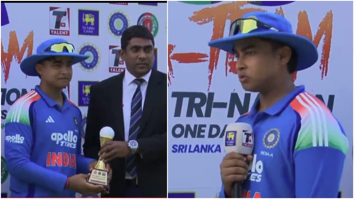 A message for the selectors? Vaibhav Suryavanshi’s post-match conversation went viral after scoring 94 runs in 29 balls in Dambulla.