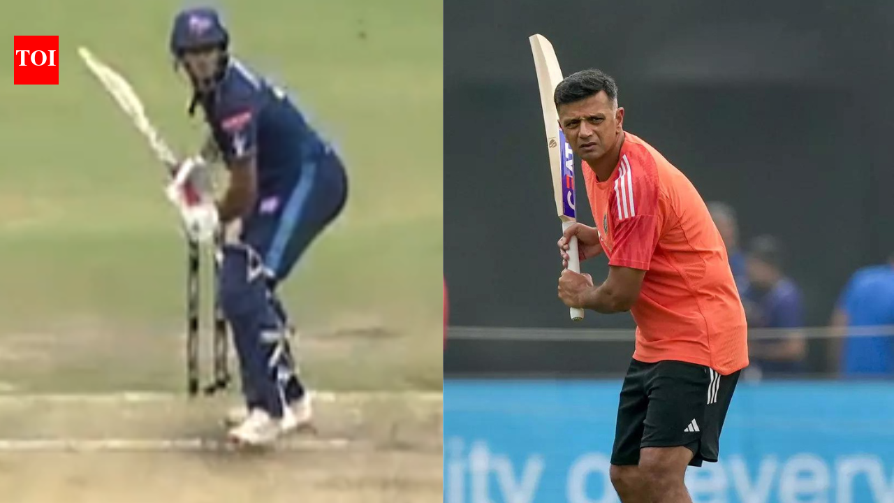 Rahul Dravid 2.0? Samit’s batting resembles ‘The Wall’, leaves fans in awe Cricket News