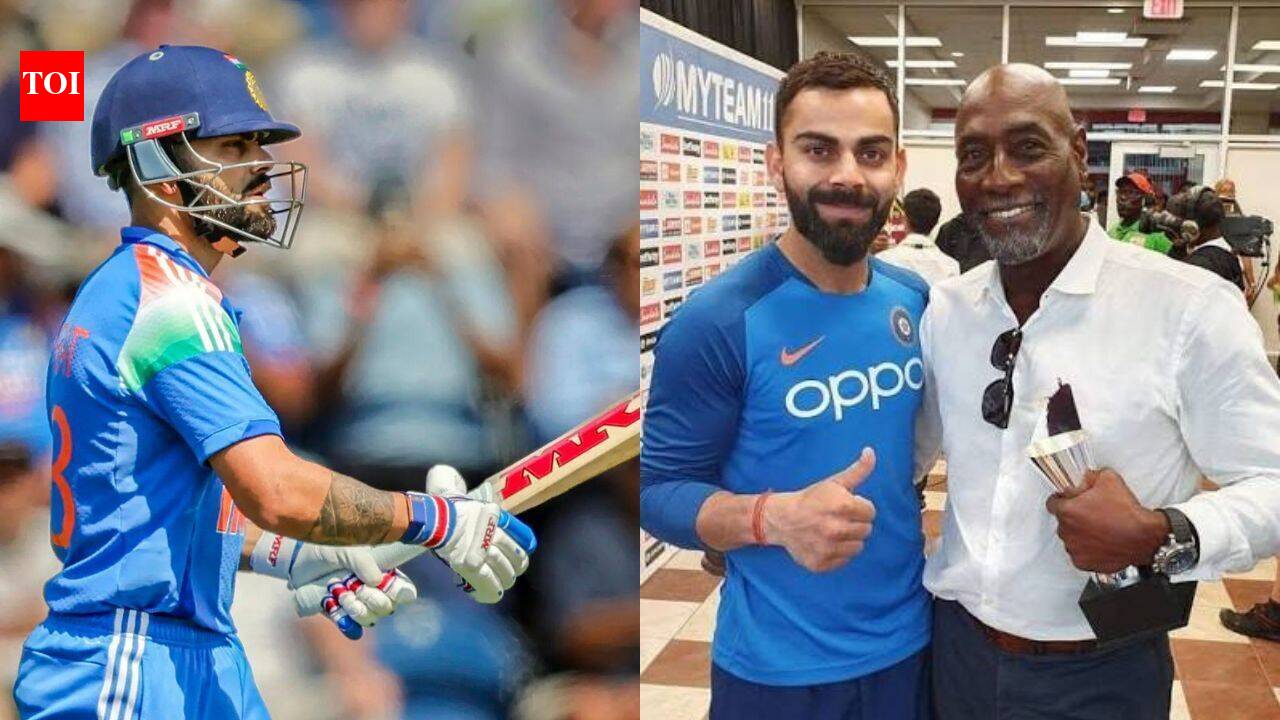 IND vs ENG 2nd ODI: Virat Kohli equals Viv Richards with another ODI half-century against England. cricket news