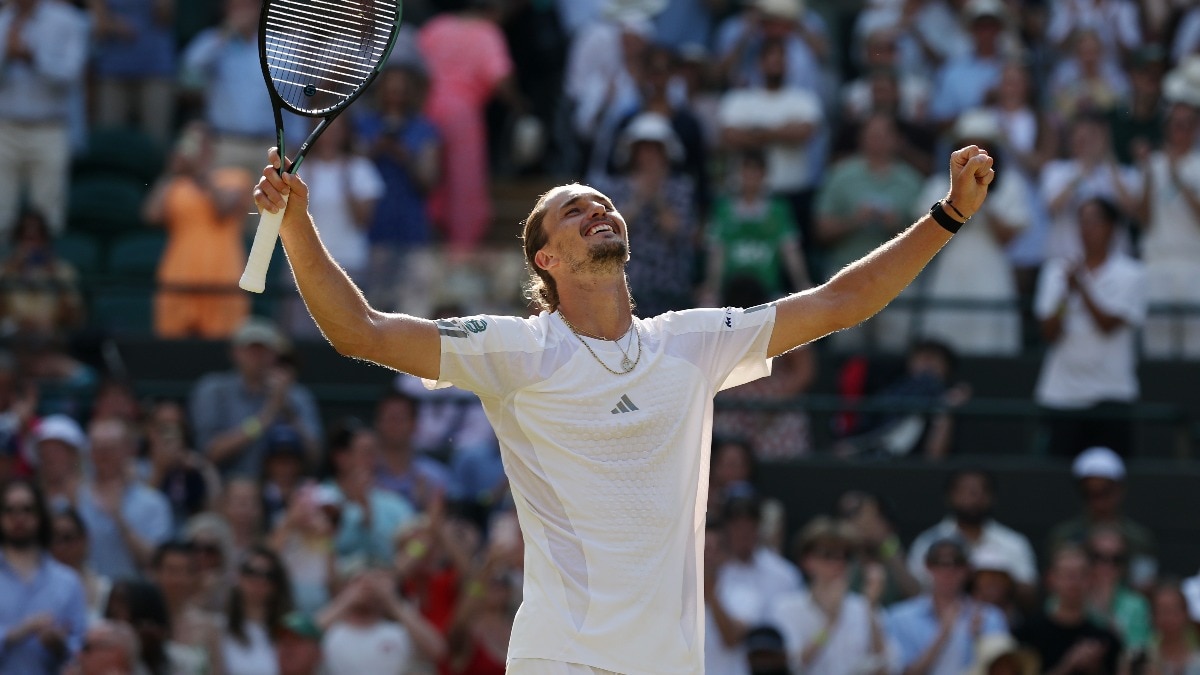 Wimbledon: Flawless Alexander Zverev cracks the Fritz code to reach semi-finals for the first time