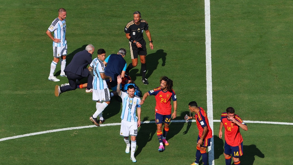 FIFA World Cup Final: Lionel Messi criticized by fans, pundits after shocking tactic of sending off Spain’s Cucurella