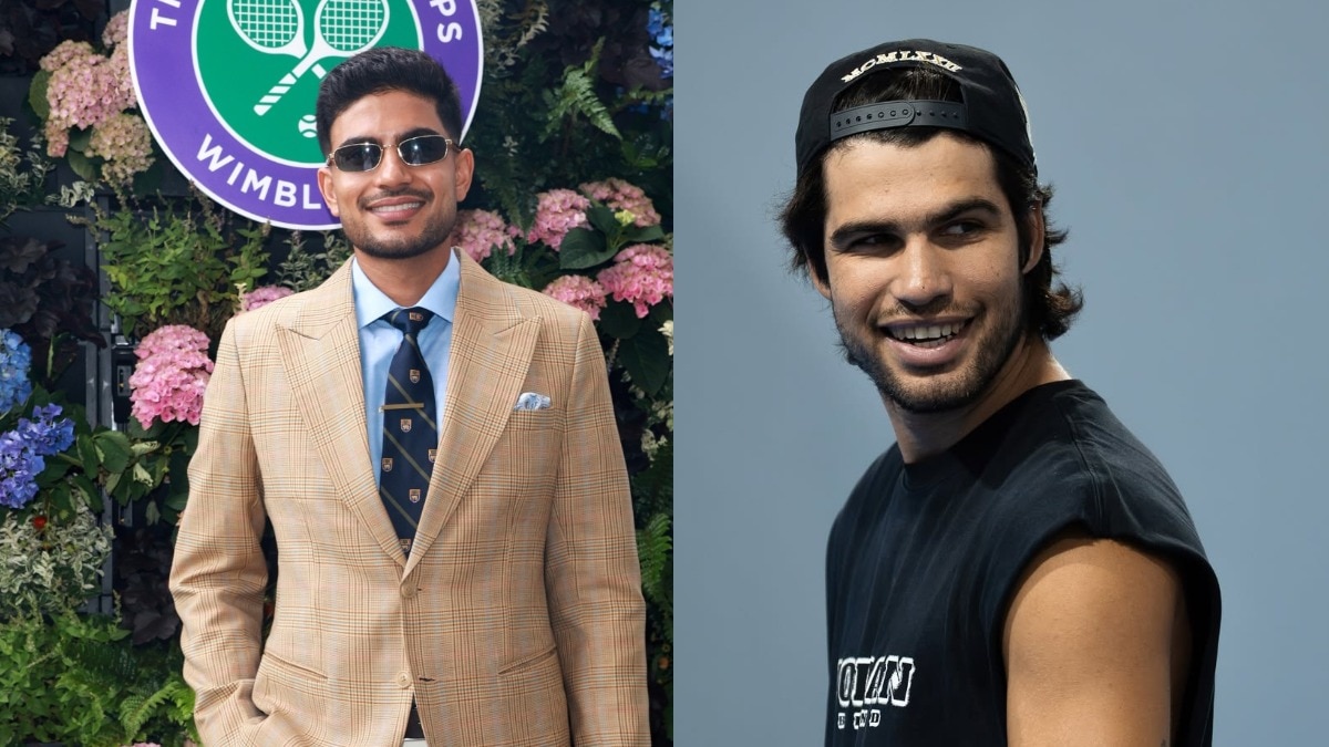 Wimbledon: Shubman Gill changes bat for tennis racket, chooses Carlos Alcaraz as dream doubles partner